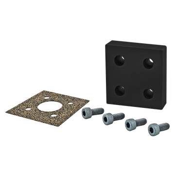 40-2350-BLACK -  40 Series 4-Hole Pressure Manifold Stopper Plate