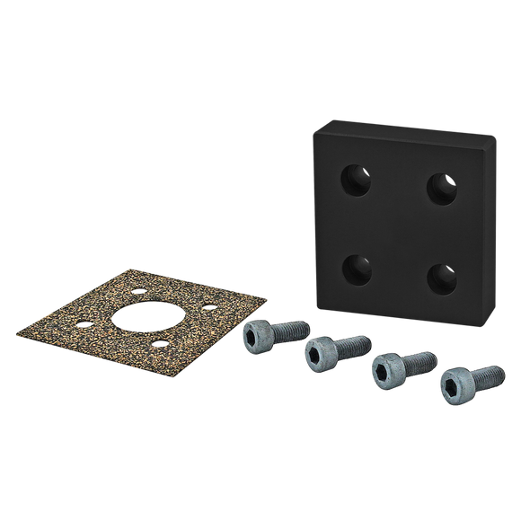 40-2350-BLACK -  40 Series 4-Hole Pressure Manifold Stopper Plate
