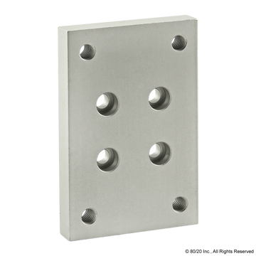 2418 - 10 Series Flange Mount Caster Base Plate
