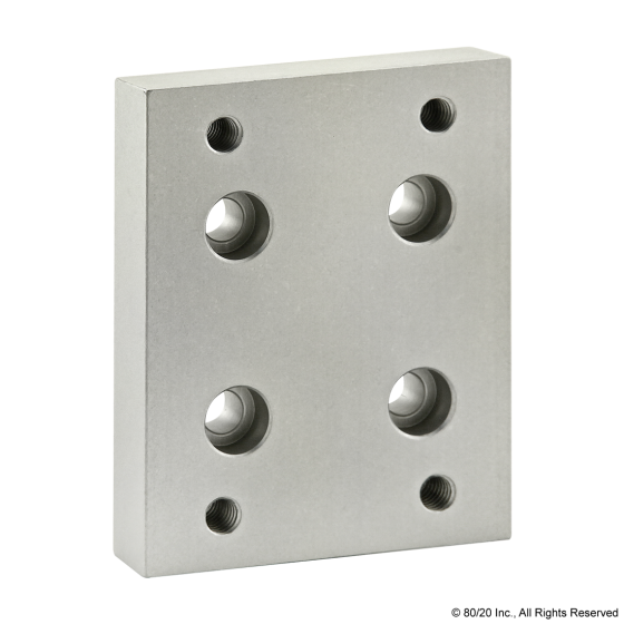 2420 - 15 Series Flange Mount Caster Base Plate