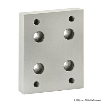 2420 - 15 Series Flange Mount Caster Base Plate