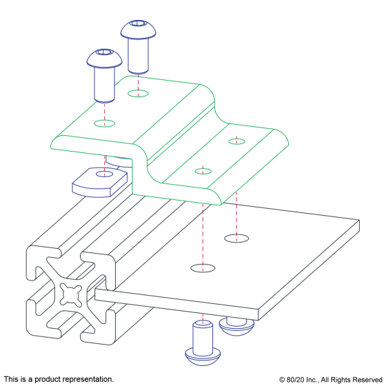 2433 - 15 Series Wide Panel Retainer