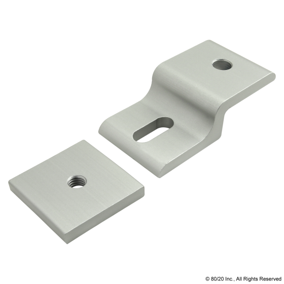 2436 - 15 Series & Ready Tube Single Arm Narrow Mesh Retainer with Narrow Backing Plate
