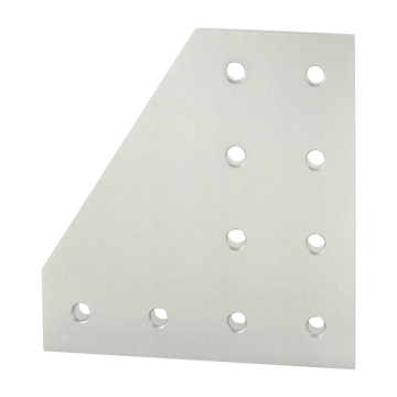 4327 -  15 Series 10 Hole - 90 Degree Angled Flat Plate