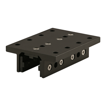25-6426-BLACK -  25 Series 3 Slot Mount - Double Flange Long Standard Linear Bearing with Brake Holes