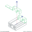 2506 - 10 & 15 Series Double Cable & Tube Clamp-2