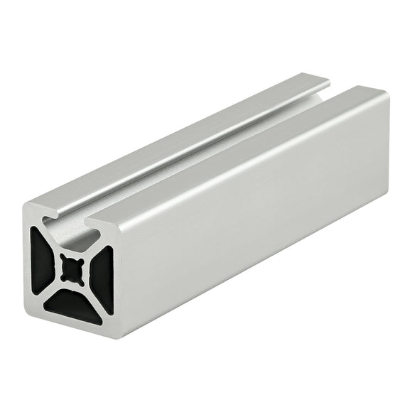 1001-S-242 -  1.0" X 1.0" MONO-SLOT T-SLOTTED EXTRUSION SMOOTH 242" BAR