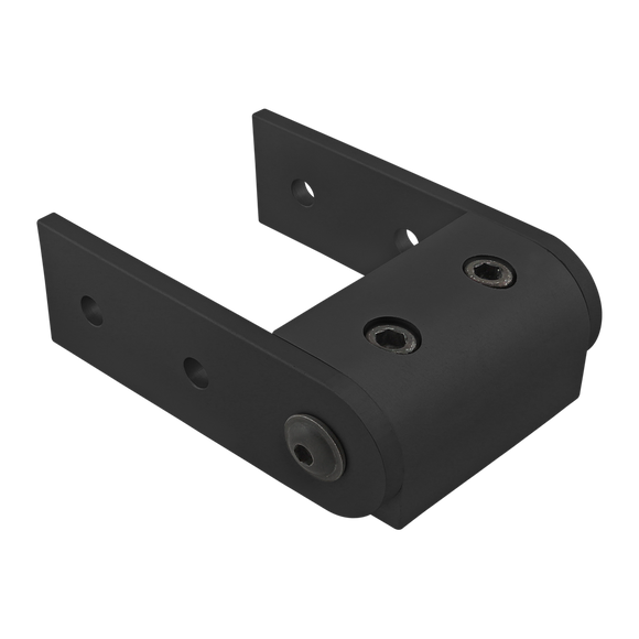 4406-BLACK -  15 Series Universal&nbsp;Right Angle Structural Pivot Assembly&nbsp;with Dual Straight Arms