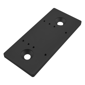 2121-BLACK -  15 Series Grabberâ Door Catch Mounting Plate