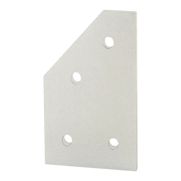 4346 -  15 Series 4 Hole - 45 Degree Angled Flat Plate