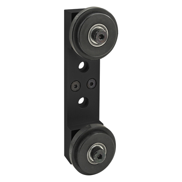 2758-BLACK -  15 Series Dual Roller Wheel Bracket Assembly