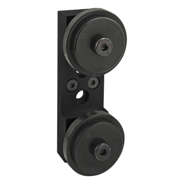 2756-BLACK -  15 Series Dual Roller Wheel Bracket Assembly