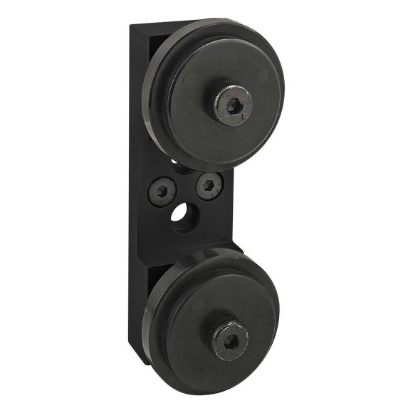 2756-BLACK -  15 Series Dual Roller Wheel Bracket Assembly