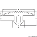 2828 - 10 Series Tread Strip by the ft-2