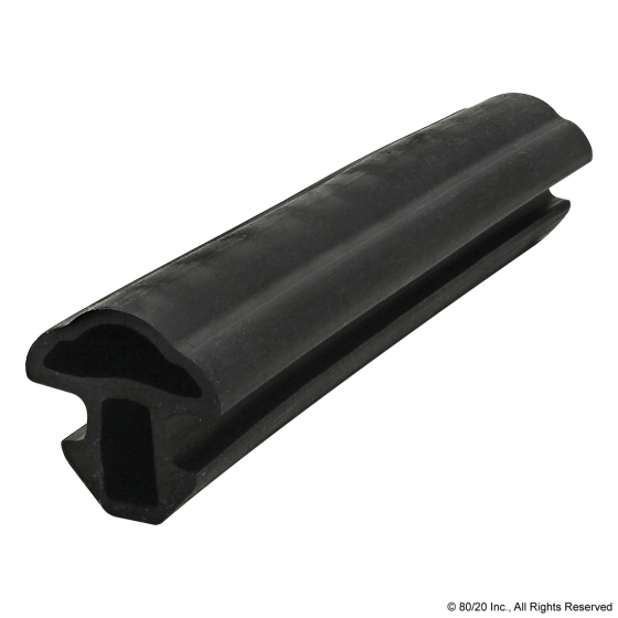 2829 - 15 & 40 Series Rubber Door Seal (sold by the ft)