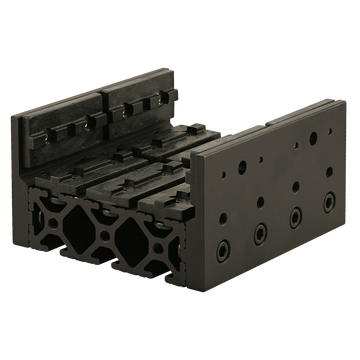 6875-BLACK -  15 Series Long - Single Mount Unibearing&trade; Assembly