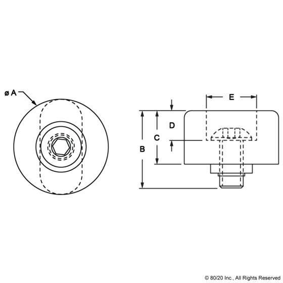 2850 - 10 Series Rubber Bumper