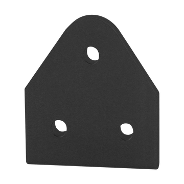 40-4372-BLACK -  40 Series 3 Hole - Triangular Pivot Plate