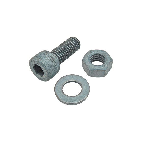 75-3475 -  Bolt Assembly: M8 x 20.00mm Blue SHCS with Washer and Hex Nut - Blue Zinc