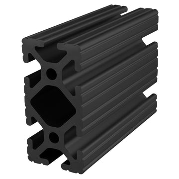 1530-97-BLACK-FB -  1.5" X 3" T-SLOT EXT 97" BAR FL BLK ANOD