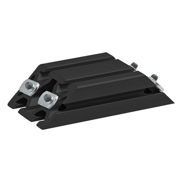 40-2530-BLACK -  40-4080-Black 45 Degree Support, 160mm Long