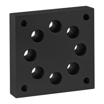 2408-BLACK -  15 Series Leveling Caster Base Plate