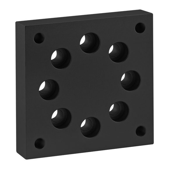 2408-BLACK -  15 Series Leveling Caster Base Plate