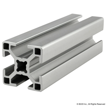 30-3030 - 30mm X 30mm T-Slotted Profile - Four Open T-Slots