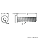 3017 - 1/4-20 x 1.000" Low Head Socket Cap Screw-2