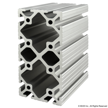 3060 - 3.00" X 6.00" T-Slotted Profile - Twelve Open T-Slots