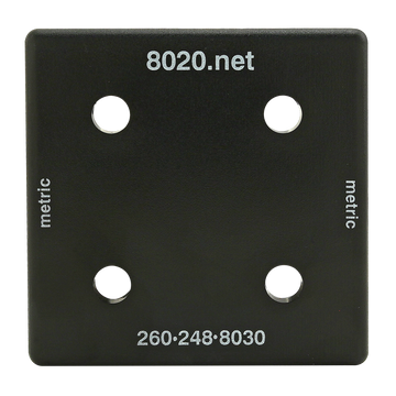 40-2050 -  40 Series End Cap with Push-In Fastener
