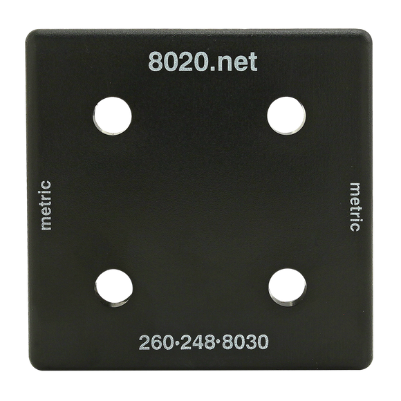 40-2050 -  40 Series End Cap with Push-In Fastener