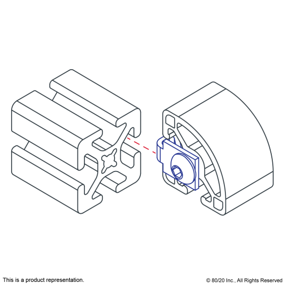3183 - 10 Series Single Tab End Fastener Clip