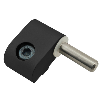 25-2073-BLACK -  25 Series Standard Lift-Off Hinge - Right Hand with Single Long Pin