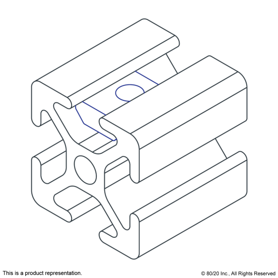 3201 - 15 Series 10-32 Standard Slide-in T-Nut