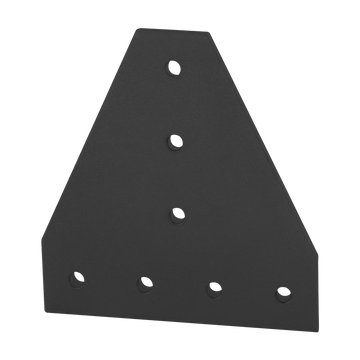 40-4312-BLACK -  40 Series 7 Hole - Tee Flat Plate