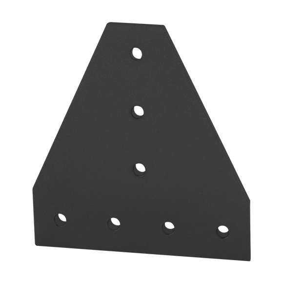 40-4312-BLACK -  40 Series 7 Hole - Tee Flat Plate