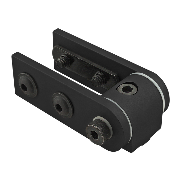 4180-BLACK -  10 Series Standard 0 Degree Dynamic Pivot Assembly with Dual Straight Arms