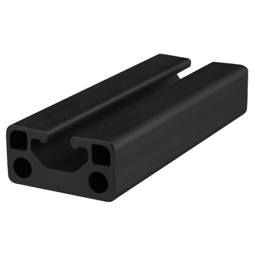 40-4020-3M-BLACK-FB -  40mm X 20mm T-SLOT EXT 3M BAR FULL BLACKANODIZE