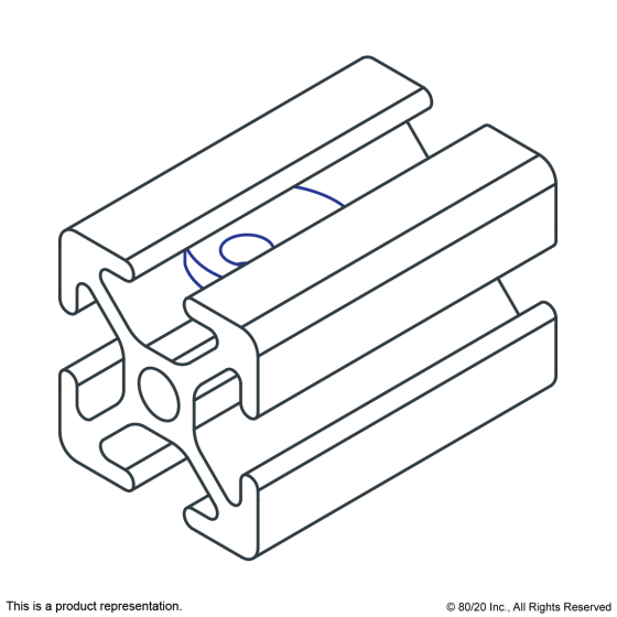 3278 5/16-18 Slide-in Economy T-Nut - Offset Thread