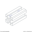 3279 5/16-18 Double Slide-in Economy T-Nut-3