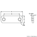 3279 5/16-18 Double Slide-in Economy T-Nut-2