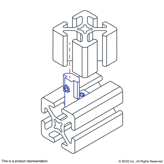 33460 - 10 Series Hidden Corner Connector: Inside-Outside