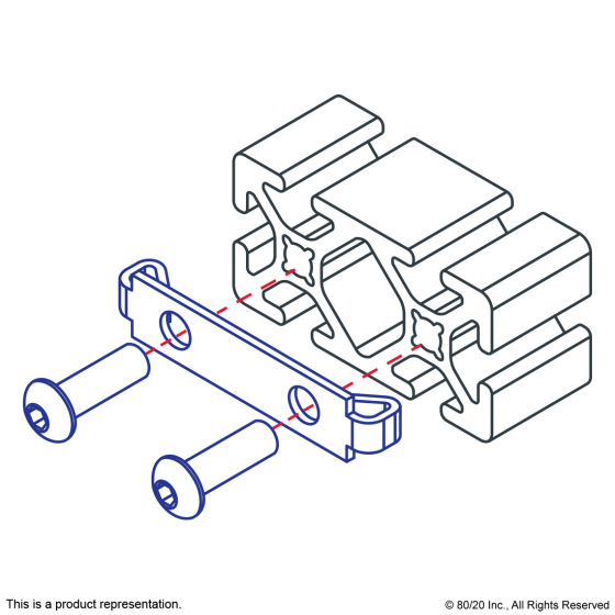 3351 - 10 Series Double End Fastener Clip