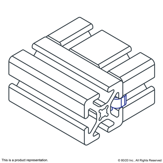 3351 - 10 Series Double End Fastener Clip