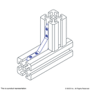 3364 - 15 Series 90 Degree Inside Corner Connector-5
