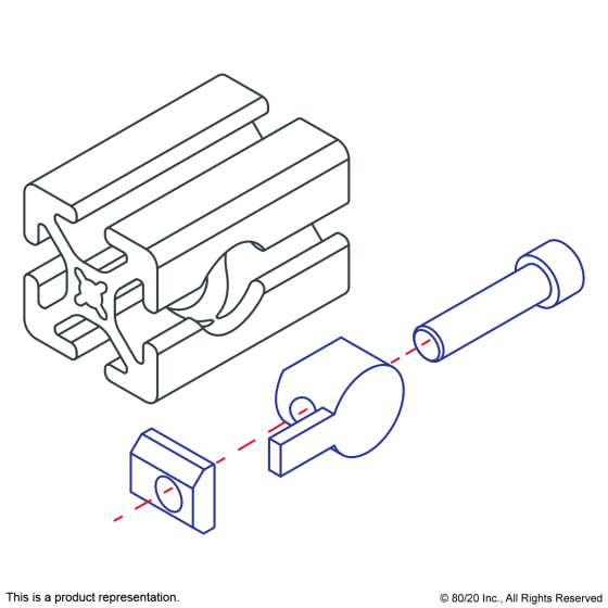 3395 - 10 Series 10-32 Standard Anchor Fastener Assembly