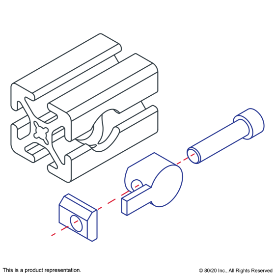 3360 - 15 Series 5/16-18 Standard Anchor Fastener Assembly