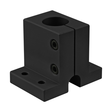 5050-BLACK -  10 Series 1" Single Shaft Stanchion Base