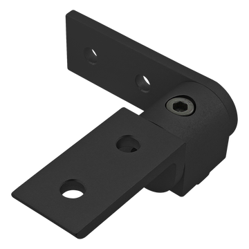 4157-BLACK -  10 Series 0 Degree&nbsp;Standard Structural Pivot Assembly with Straight and "L" Arm